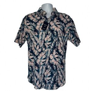 Cremieux Supima Cotton Short Sleeve Shirt Men’s Medium NWT Floral Print